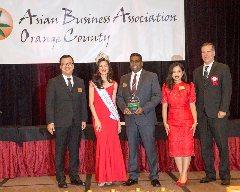 Entrepreneur Pramod Kunju Honored with Lifetime Award by ABA in Orange County